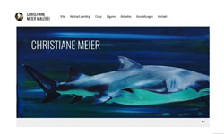 Erstellung Webseite Christiane Meier, Malerei, Mnchen