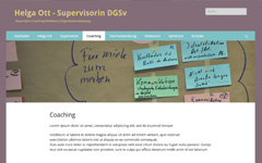 Erstellung Webseite Helga Ott, Supervisorin DGSv, Mnchen